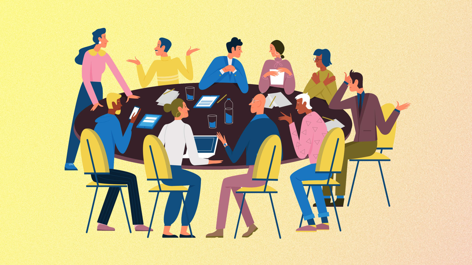 The woman chooses the fabric on the sofa. Textile industry background. Tissue catalog